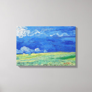 Vincent van Gogh - Spannmål under åskmoln Canvastryck