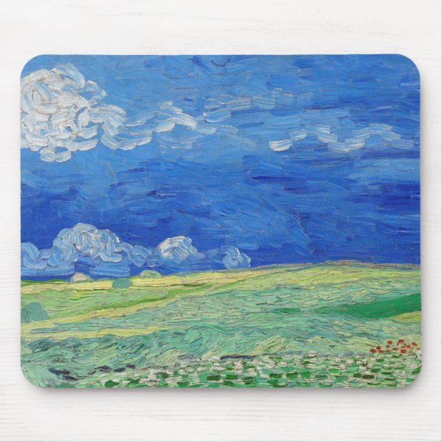 Vincent van Gogh - Spannmål under åskmoln Musmatta (Framsidan)