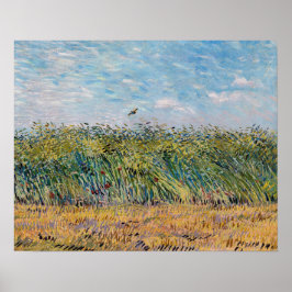 Vincent van Gogh - Spannmålsfält med en lärka Poster