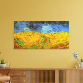 Vincent van Gogh Spannmålsfält med kråkor Canvastryck