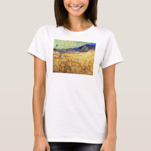 Vincent Van Gogh - Spannmålsfält med skördare och T-shirt