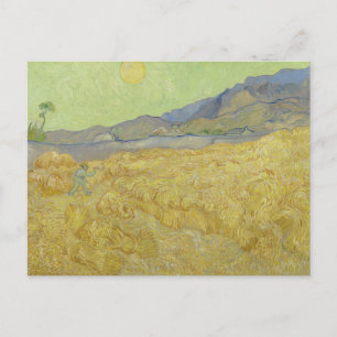 Vincent Van Gogh, Spannmålsskörd med skördetröskan Vykort