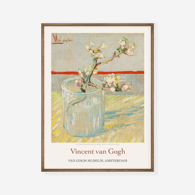 Vincent Van Gogh Sprig från Blommar Almond Art Poster (Skapare uppladdad)