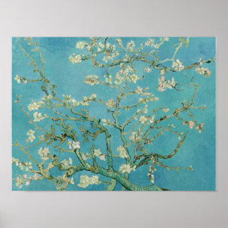Vincent van Gogh, Sprig of Blommar Almond Poster