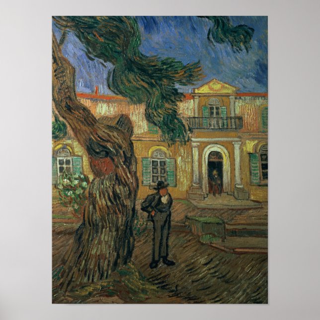 Vincent van Gogh | St. Paul's Hospital, St Remy Poster (Framsidan)