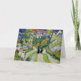 Vincent van Gogh - Stairway på Auvers Kort
