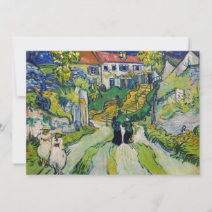 Vincent van Gogh - Stairway på Auvers Tack Kort