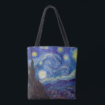 VINCENT VAN GOGH - Starrikväll 1889 Tygkasse<br><div class="desc">VINCENT VAN GOGH - Starjkväll 1889Olja på arbetsyta</div>