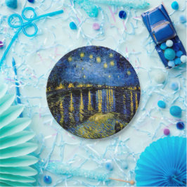 Vincent Van Gogh Starry Natt 1888 Pappra Tallrikar