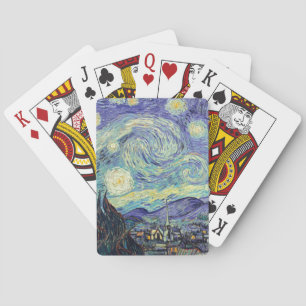Vincent Van Gogh/ Starry Natt Casinokort