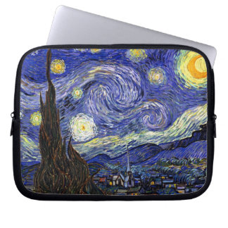 Vincent Van Gogh - Starry Natt Fine Art Laptop Sleeve