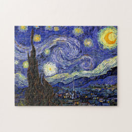 Vincent Van Gogh - Starry Natt Fine Art Pussel