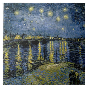 Vincent Van Gogh - Starry natt Kakelplatta