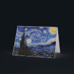 Vincent Van Gogh - Starry natt Kort<br><div class="desc">Stjärnnatten/La unit etoilee - Vincent Van Gogh 1889</div>