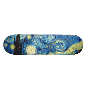 Vincent Van Gogh - Starry natt Mini Skateboard Bräda 18,7 Cm