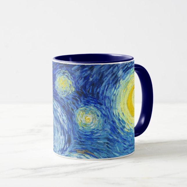 Vincent Van Gogh Starry natt Mugg (Framsida höger)