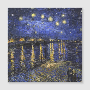 Vincent Van Gogh Starry Natt om Rhone