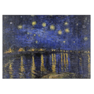 Vincent Van Gogh Starry Natt om Rhone