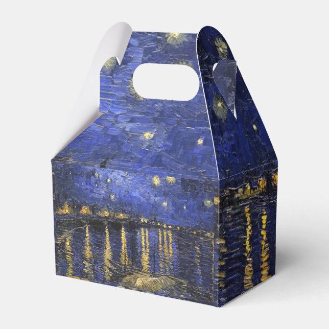 Vincent Van Gogh Starry Natt om Rhone Presentaskar (Framsidan Sidan)