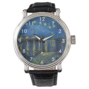 Vincent van Gogh - Starry Natt over Rhone Armbandsur