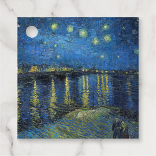Vincent van Gogh - Starry Natt over Rhone Gåvor Etiketter