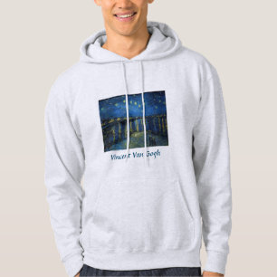 Vincent van Gogh - Starry Natt over Rhone Hoodie