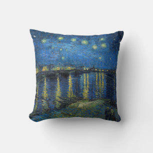 Vincent van Gogh - Starry Natt over Rhone Kudde