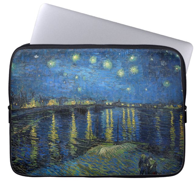 Vincent van Gogh - Starry Natt over Rhone Laptop Fodral (Framsidan)