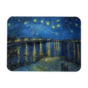 Vincent van Gogh - Starry Natt over Rhone Magnet
