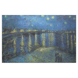 Vincent van Gogh - Starry Natt over Rhone Tyg