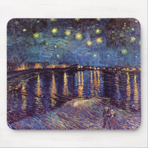 Vincent Van Gogh - Starry natt på Rhone Musmatta