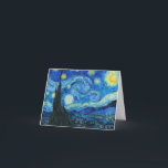 Vincent Van Gogh - Starry Natt Tack Kort<br><div class="desc">Vincent Van Gogh - Starry Natt</div>