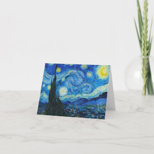 Vincent Van Gogh - Starry Natt Tack Kort