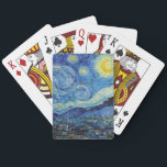 Vincent Van Gogh Starry Natt Vintage Fine Art Casinokort<br><div class="desc">Vincent Van Gogh Starry Natt Vintage Fin Art Spelkort</div>