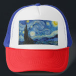 Vincent Van Gogh Starry Natt Vintage Fine Art Keps<br><div class="desc">Vincent Van Gogh Starry Natt Vintage Fine Art Truckerkeps</div>
