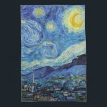 Vincent Van Gogh Starry Natt Vintage Fine Art Kökshandduk<br><div class="desc">Vincent Van Gogh Starry Natt Vintage Fine Art Köks Tower</div>