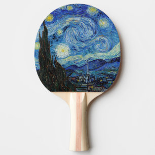 Vincent Van Gogh Starry Natt Vintage Fine Art Pingisracket
