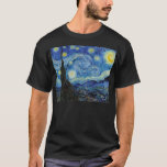 Vincent Van Gogh Starry Natt Vintage Fine Art T Shirt<br><div class="desc">Vincent Van Gogh Starry Night Vintage Fine Art T-shirt</div>