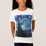 Vincent Van Gogh Starry Natt Vintage Fine Art T Shirt<br><div class="desc">Vincent Van Gogh Starry Nattens Vintage Fine Art T-Shirt</div>