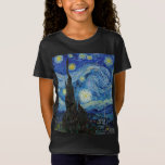 Vincent Van Gogh Starry Natt Vintage Fine Art T Shirt<br><div class="desc">Vincent Van Gogh Starry Nattens Vintage Fine Art T-Shirt</div>