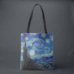 Vincent Van Gogh Starry Natt Vintage Fine Art Tygkasse<br><div class="desc">Vincent Van Gogh Starry Natt Vintage Fine Art Shoulder Togo</div>
