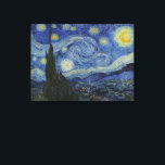 Vincent Van Gogh, Starry Natten Canvastryck<br><div class="desc">Vincent Van Gogh - Starry Natten,  1889.</div>
