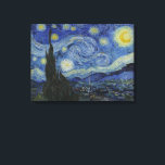 Vincent Van Gogh, Starry Natten Canvastryck<br><div class="desc">Vincent Van Gogh - Starry Natten,  1889.</div>