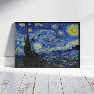 Vincent Van Gogh, Starry Natten Fototryck