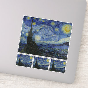 Vincent Van Gogh, Starry Natten Klistermärken