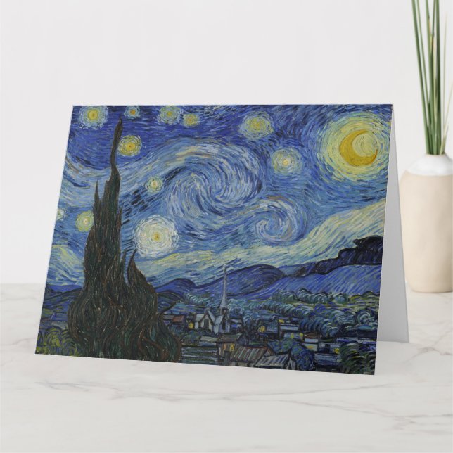 Vincent Van Gogh, Starry Natten Kort (Framsida)