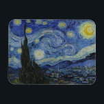 Vincent Van Gogh, Starry Natten Magnet<br><div class="desc">Vincent Van Gogh - Starry Natten,  1889.</div>