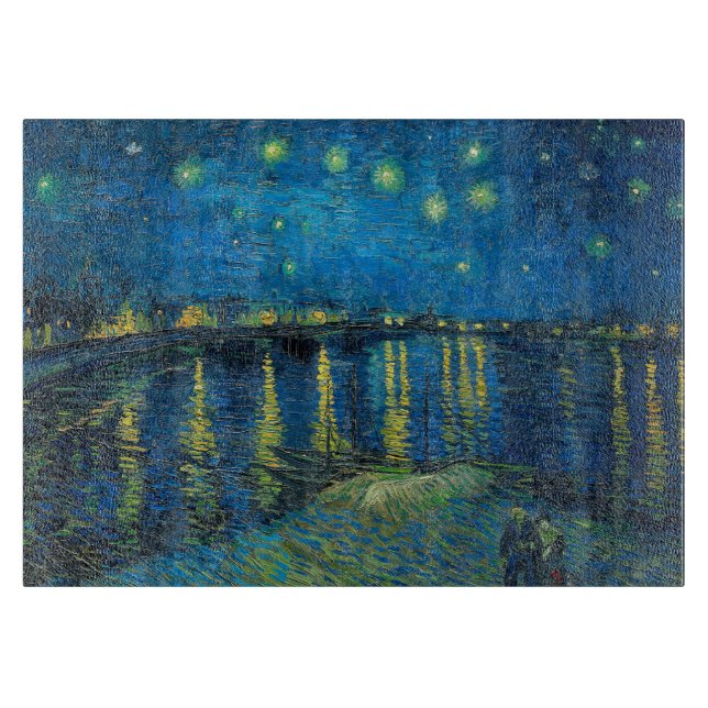 Vincent Van Gogh Starry Natten om Rhone (Framsidan)