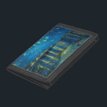 Vincent Van Gogh Starry Natten om Rhone<br><div class="desc">Van Gogh-mästerverk Starry Night - En målning av Vincent Van Gogh,  Starry Night Over the Rhone,  visar en natt fylld med stjärnor och en bro. Målad i Arles Frankrike nattetid,  målad 1888.</div>