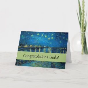 Vincent Van Gogh Starry Natten om Rhone Kort